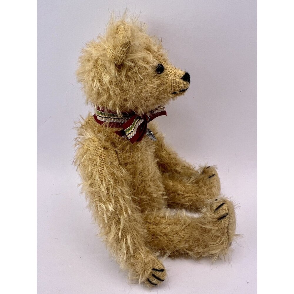 Vintage 2000 Mohair Jointed Humpback By Artist Lin Van Houten, 7 Inch - Picture 6 of 13